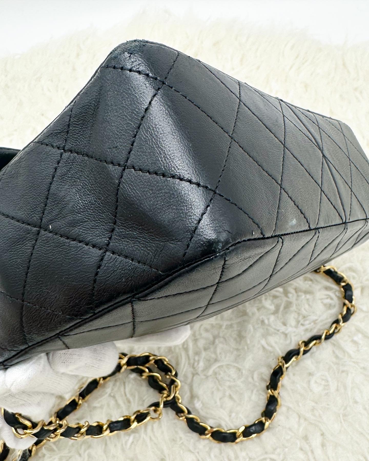 Chanel Lambskin Mini Square Classic Flap