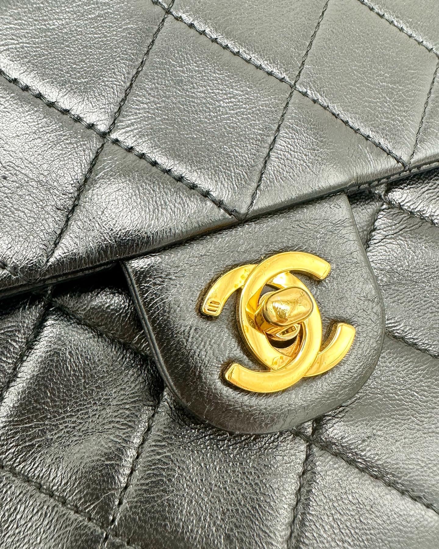 Chanel Lambskin Mini Square Classic Flap