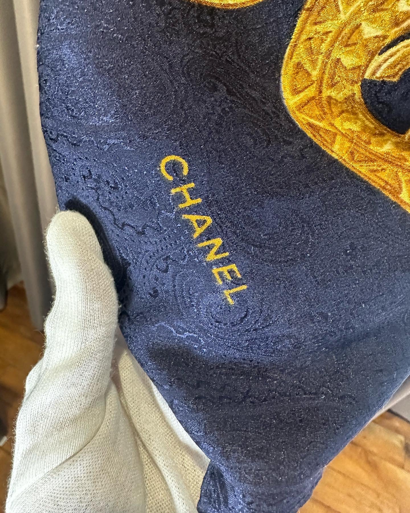 Chanel Silk Vintage Scarf