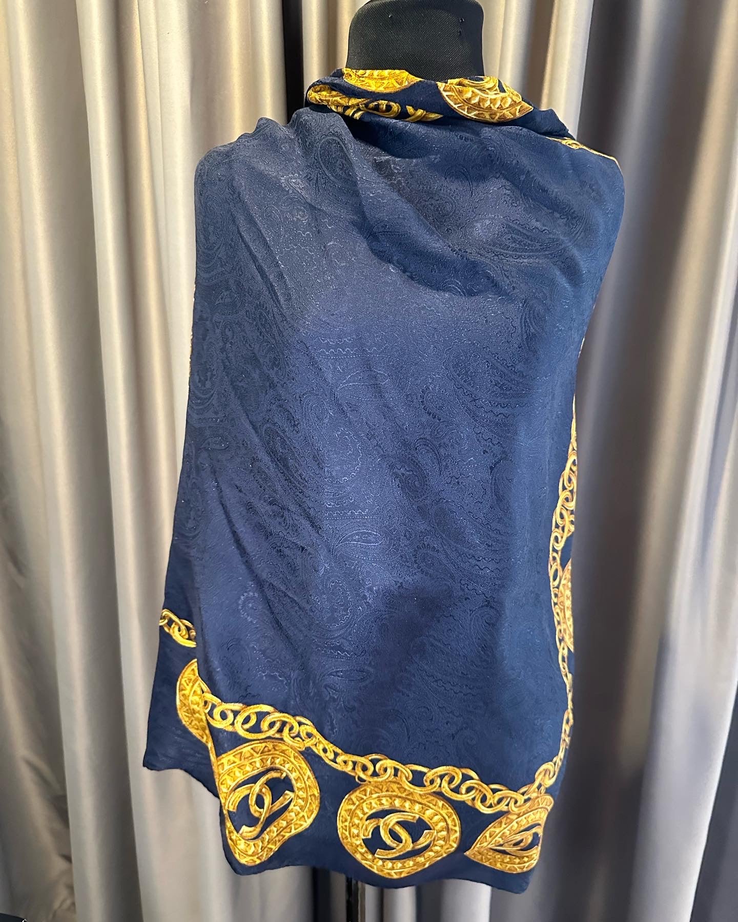 Chanel Silk Vintage Scarf