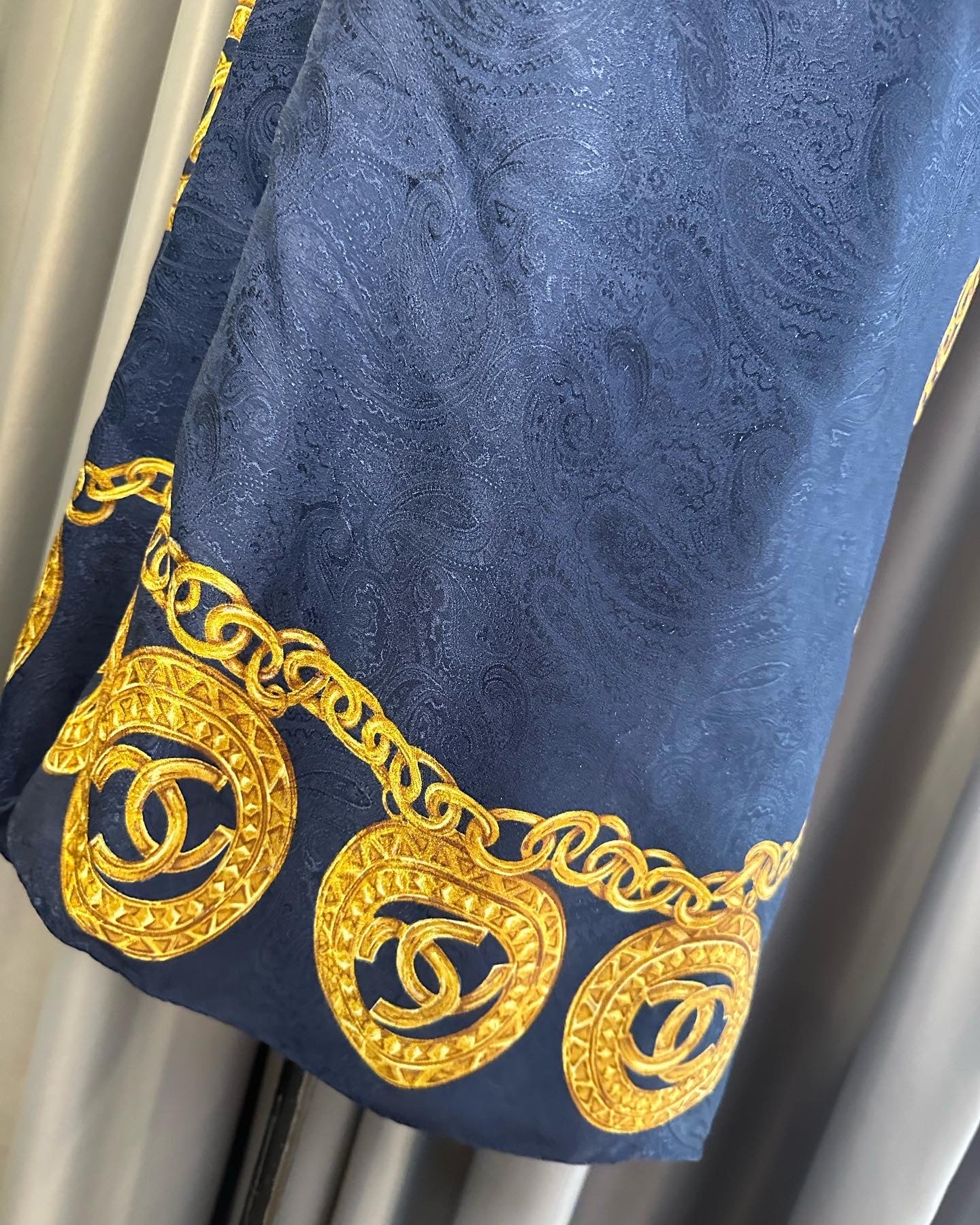 Chanel Silk Vintage Scarf