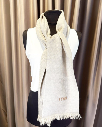 Fendi Zucchino FF Printed Scarf