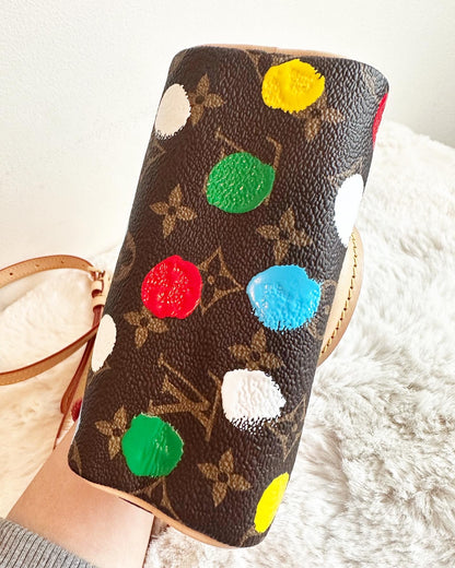 Louis Vuitton 2023 Yayoi Kusama Monogram Dots Speedy Nano