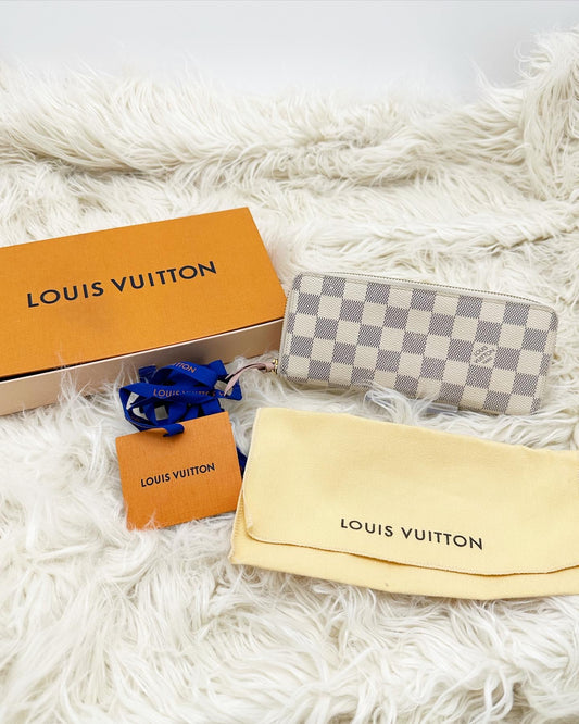 Louis Vuitton Damier Azur Clemence Wallet