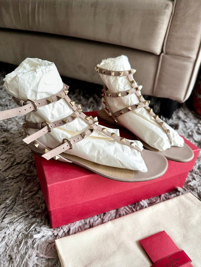 Valentino Rockstud Gladiator Sandals